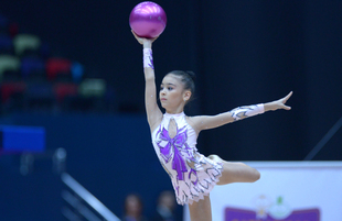 Bədii gimnastika üzrə 22-ci Azərbaycan Birinciliyi və Bölgələrarası Kubok yarışları. Bakı, Azərbaycan, 17 dekabr 2015